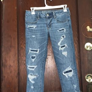 American eagle super low jeggings